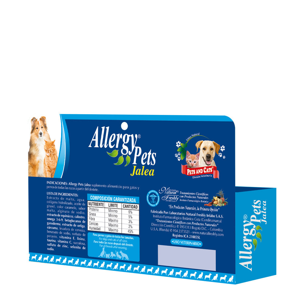 Allergy Pets Perros Y Gatos Multiples Componentes Jal Oral Tub X 30Gr