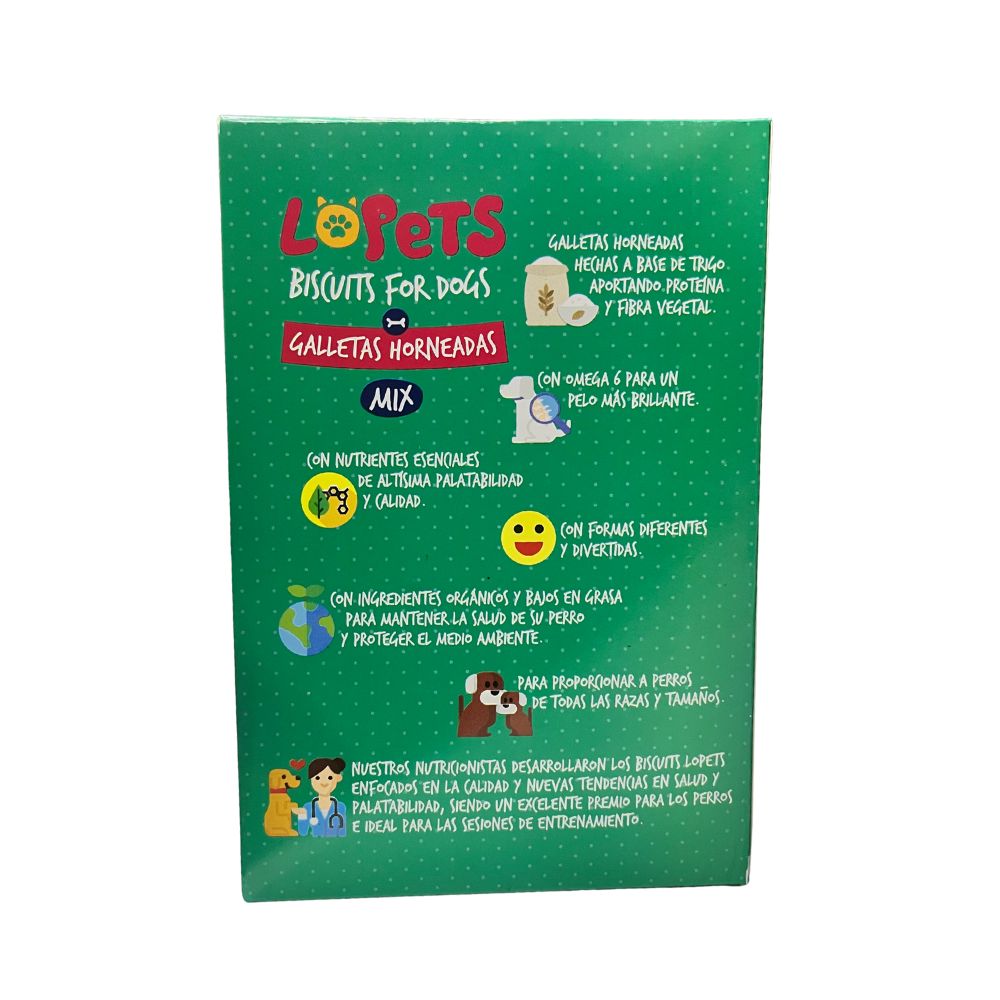 Lopets Galletas Horneadas Mix para Perros
