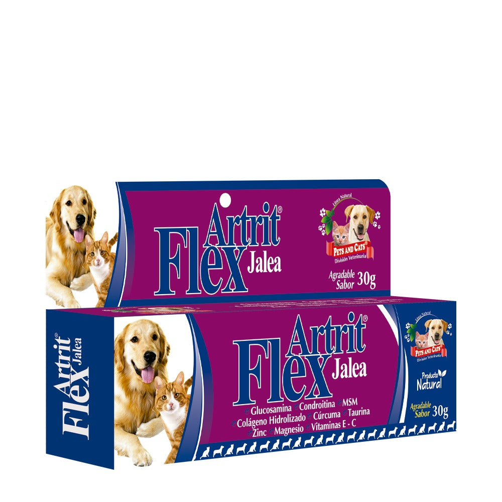 Flex Artrit Perros Y Gatos Multiples Componentes Jal Oral Tub X 30Gr