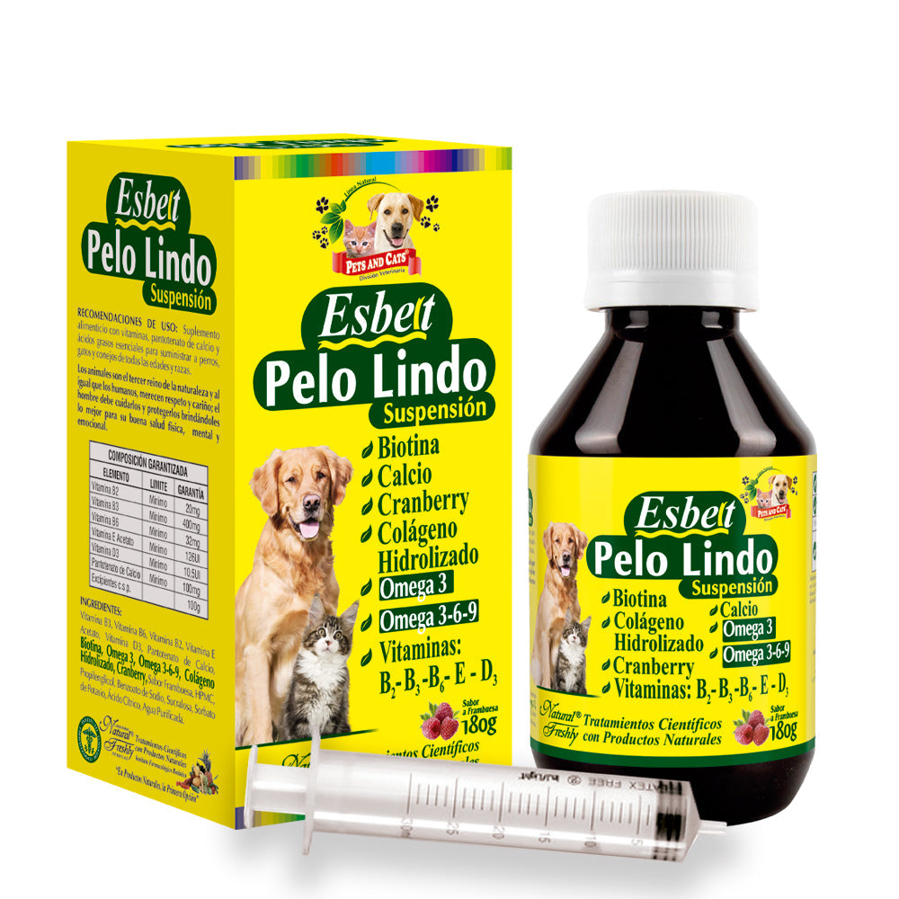 Esbelt Suspensión para Perros y Gatos Pelo Lindo