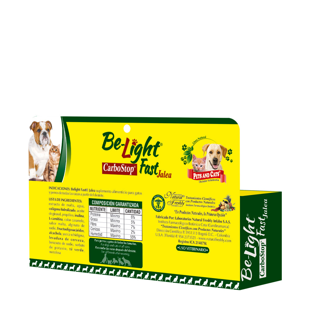 Belight Fast Carbostop Jalea Oral Perros y Gatos Tubo 30g