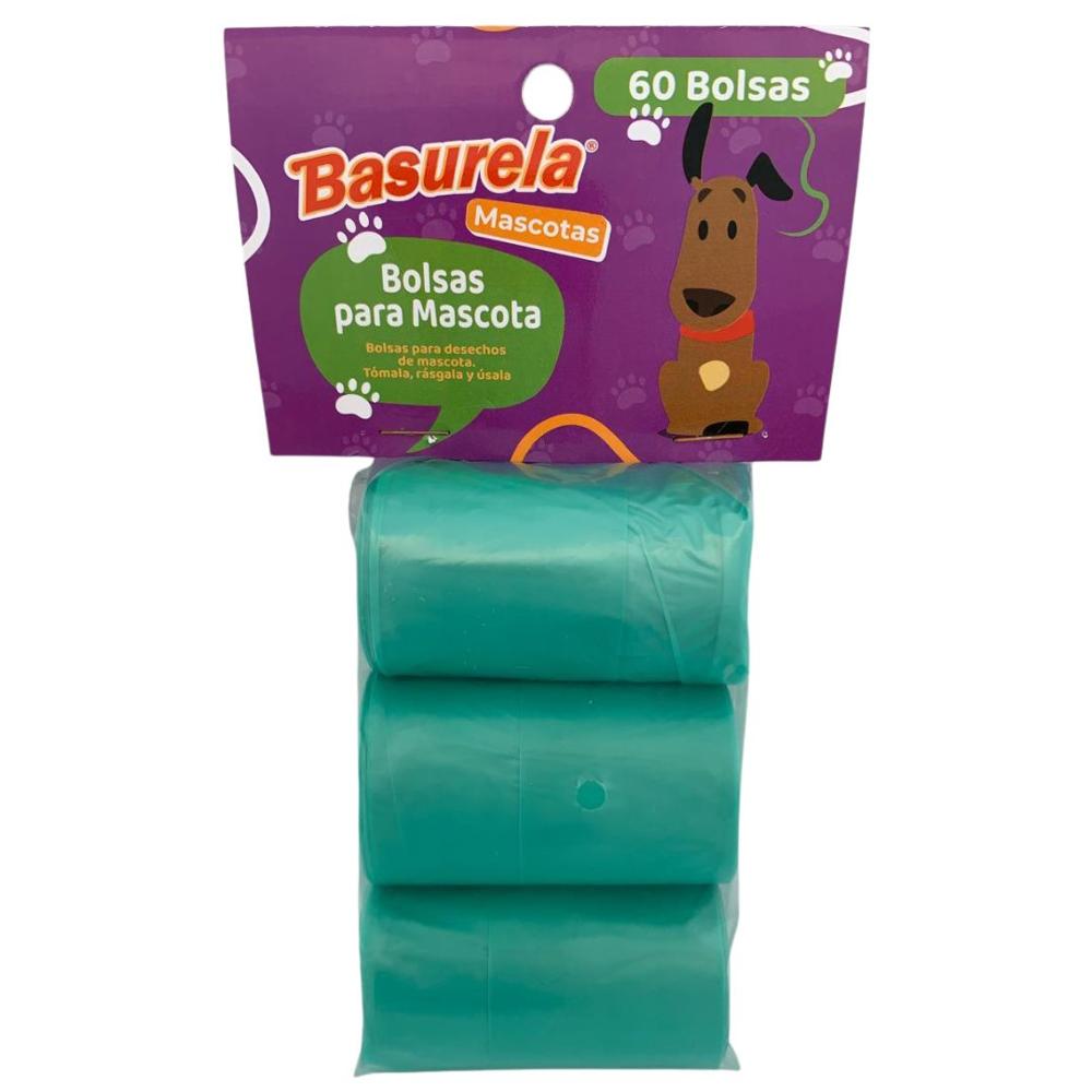 Bolsas Para Mascota Basurela Paq X 3Rol X 20Und