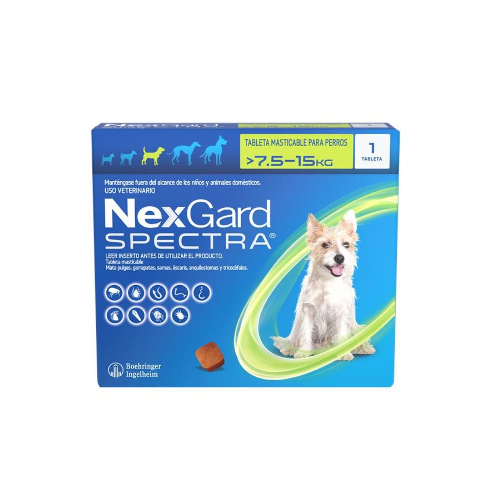 Nexgard Spectra M Antipulgas Para Perro 7.5-15 Kg