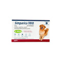 Desparasitante Interno y Externo Perro Simparica Trio 20 - 40 Kg