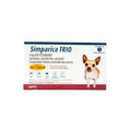 Desparasitante Interno Externo Perro Simparica Trio 1.25-2.5 Kg