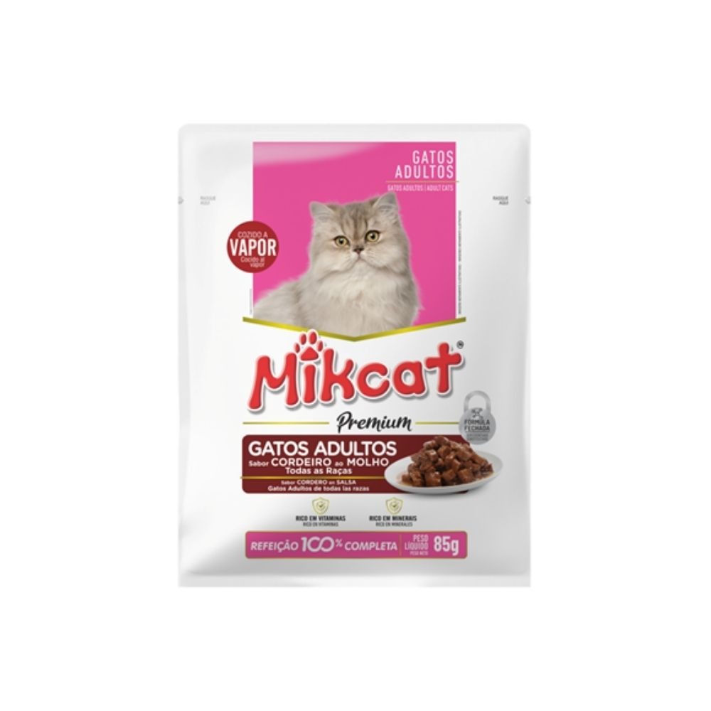Mikcat Alimento para Gato Adulto Cordero