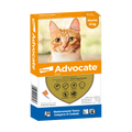 Advocate Solución Tópica para Gatos (Imidacloprid 100 mg/ml + Moxidectina 10 mg/ml) Pipeta 0.4ml (hasta 4 kg)