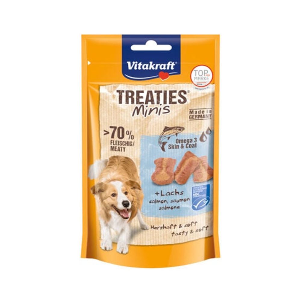 Vitakraft Bocado Minis Omega 3 Perros Treaties Salmón
