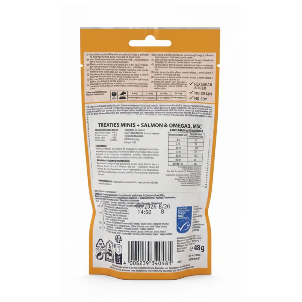 Vitakraft Bocado Minis Omega 3 Perros Treaties Salmón