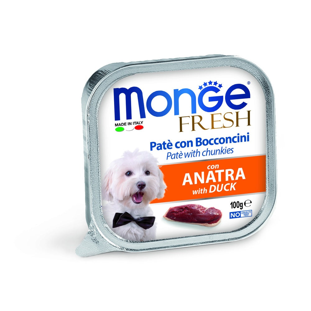 Monge Alimento para Perro Fresh Paté con Bocconcini Pato con Verduras