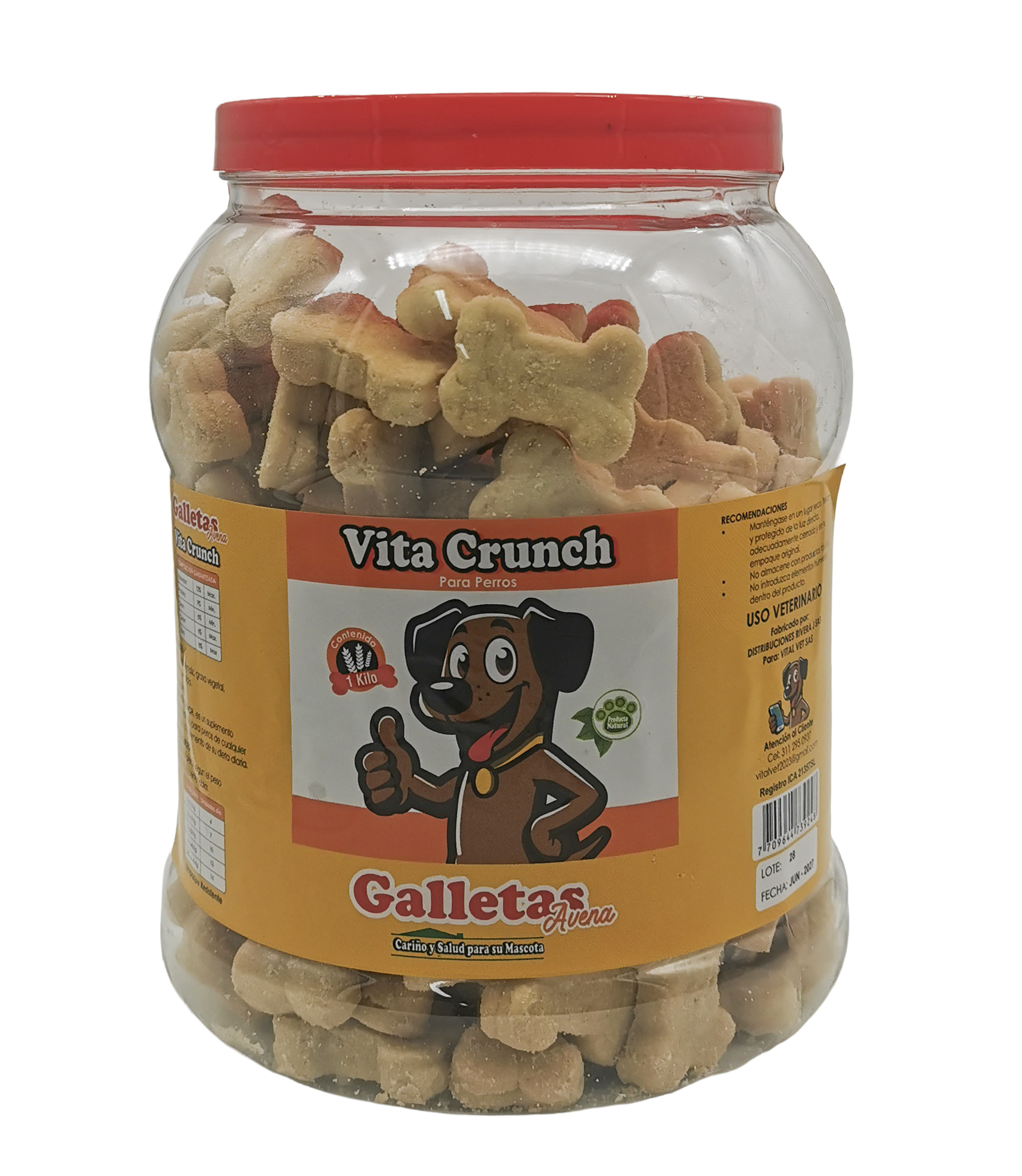 Galletas Premio Perros Tar X 1000gr Vita Crunch