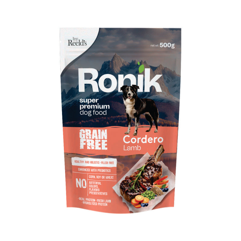 Alimento Humedo Completo Grain Free Perros Bol X 500gr Ronik Cordero