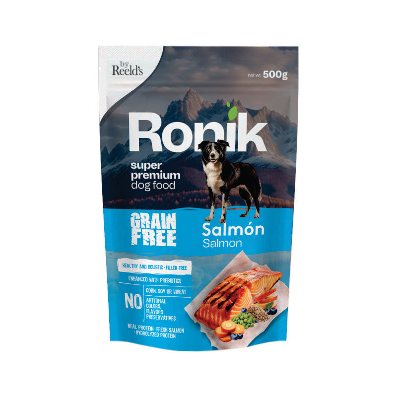 Ronik Alimento Húmedo Completo Grain Free Perros Salmón 500g