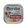 Monge Chunkies Fruit Paté Perros Adultos Cerdo y Piña Lata 100g