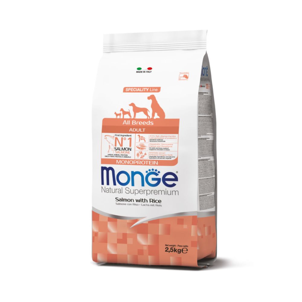 Monge Salmón Monoproteína Speciality Line Natural Superpremium Gatos Adultos Bolsa 1.5kg