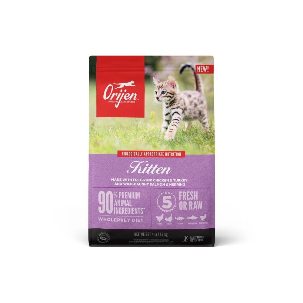 Alimento Para Gato Orijen Biologically Appropiate Nutrition Kitten Bol X 1.8Kg