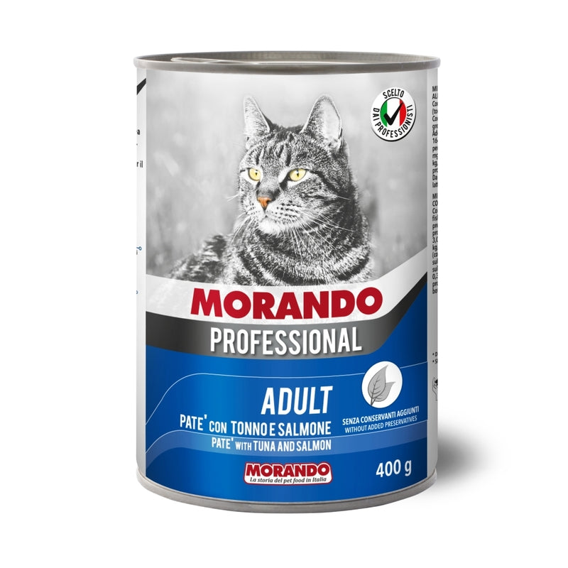 Vet Alimento Humedo Morando Para Gato Tipo Pate Professional Lat X 400Gr Salmon