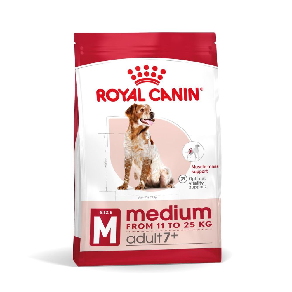 Vet Alimento Seco Royal Canin Para Perro Medium Adult 7+ Bol X 4Kg