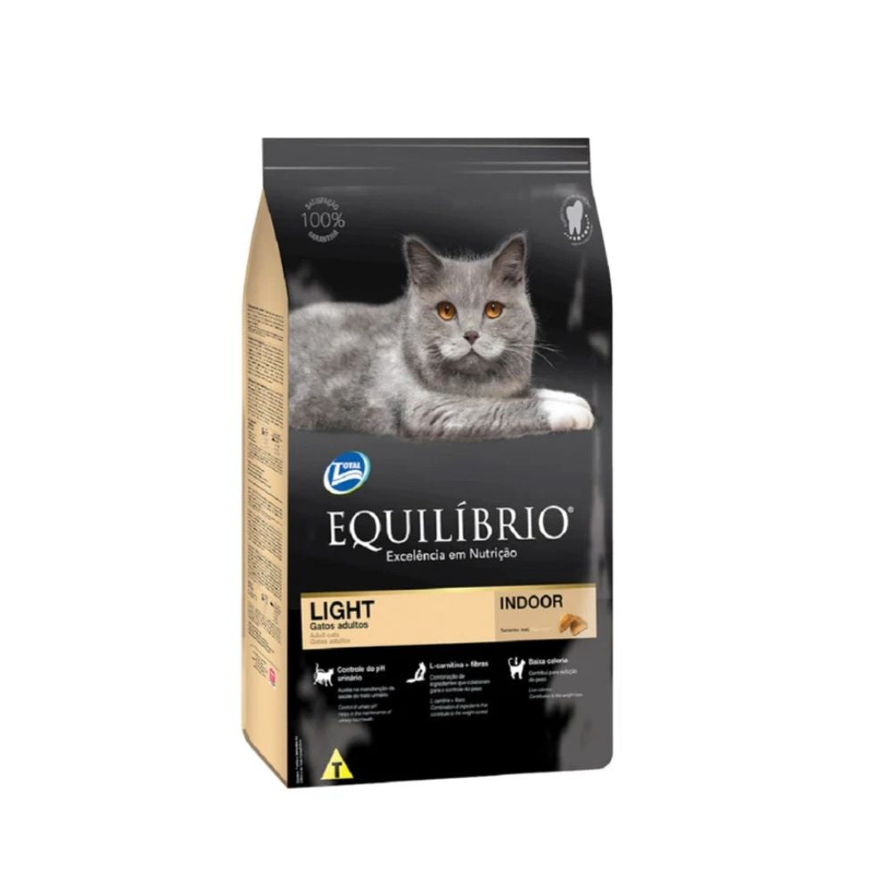 Alimento Completo Indoor Para Gato Adulto Equilibrio Bol X 1.5Kg Ligth
