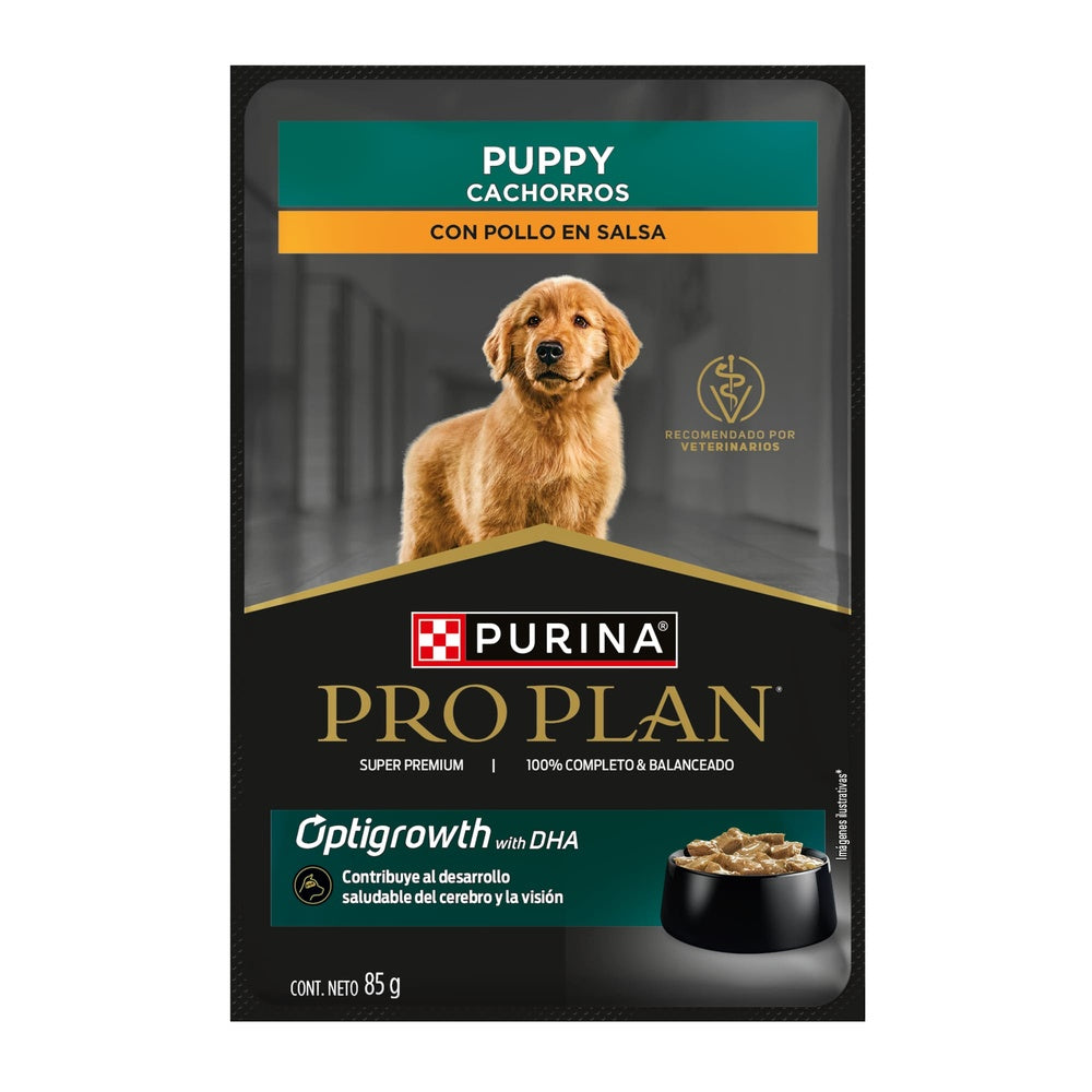 Alimento Balanceado Purina Puppy Cachorro Con Pollo En Salsa Sob X 85Gr