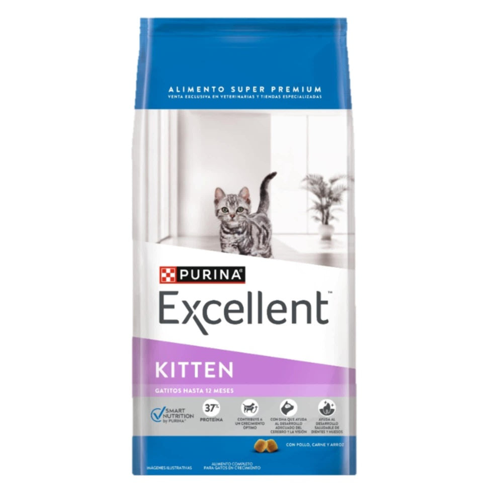 Alimento Completo Purina Excellent Kitten Bol X 1Kg