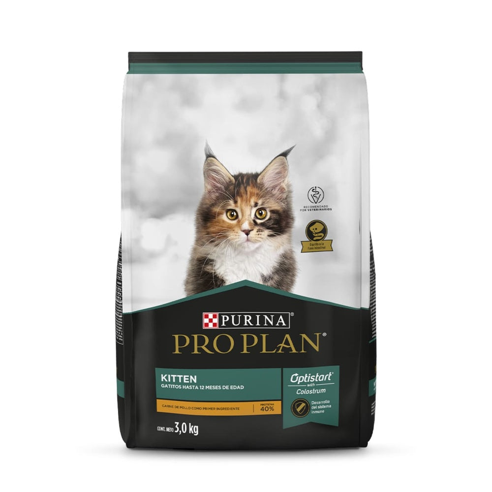 Vet Alimento Balanceado Purina Pro Plan Kitten Bol X 3Kg