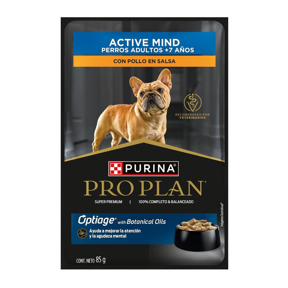 Alimento Humedo Para Perro Purina Pro Plan Active Mind Sob X 85Gr