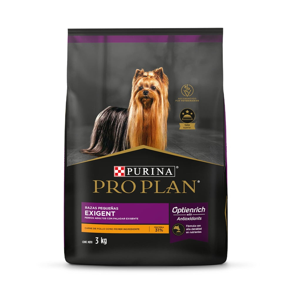 Alimento Completo Purina Pro Plan Exigent Para Perro Bol X 3Kg